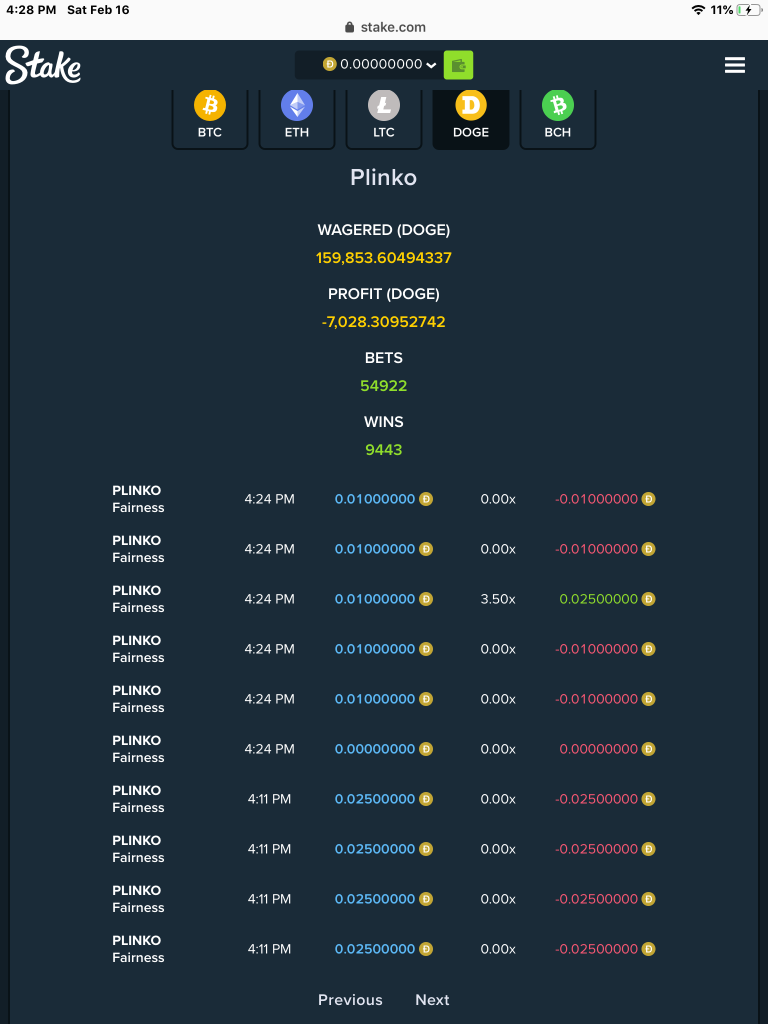 The magnet does not exist - Plinko - Stake Forum