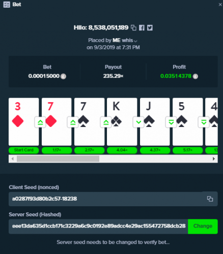 Win a Hilo bet with at least 15 cards, that has three 3’s in them 1.png