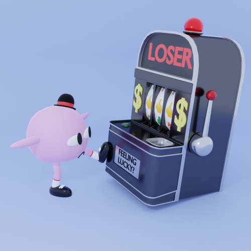 3D animation  blender casino cute gambling Slots.jpg