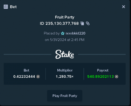 1280x win on fruit party with 0.20 XRP bet May 31 2024 246pm.png