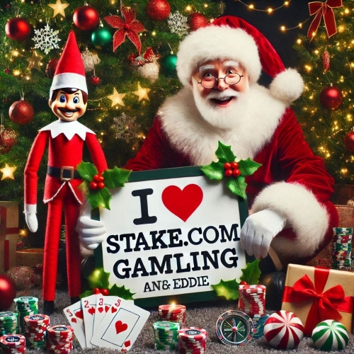Christmas picture with the message I love Stake.com gambling and Eddie.png